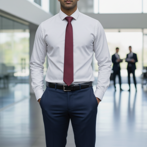 Navy Blue Formal Trousers