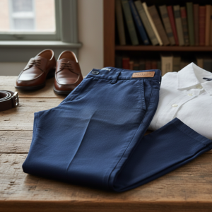 Navy Slim Fit Chinos