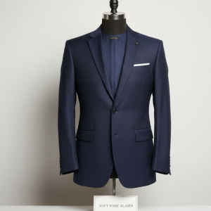 Navy Wool Blazer
