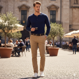 Khaki Classic Chinos