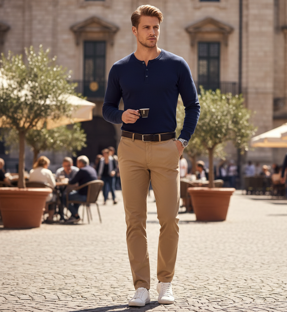 Khaki Classic Chinos
