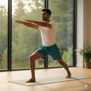 Teal 4-Way Stretch Shorts