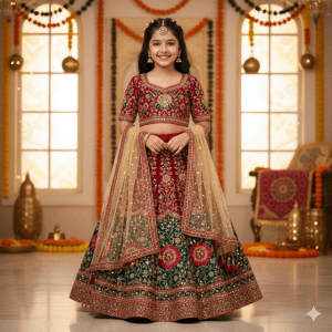 Festive Embroidered Lehenga Set