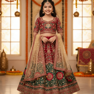 Festive Embroidered Lehenga Set