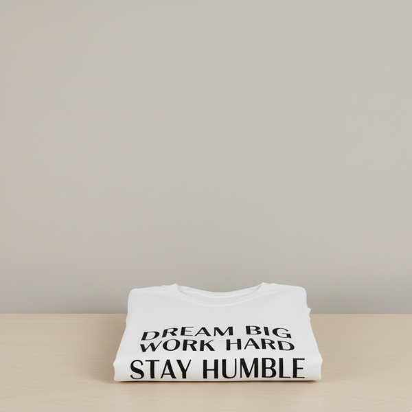 White Inspirational Quote Tee - Image 2