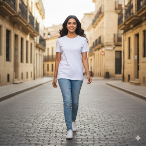 White Premium Soft Tee