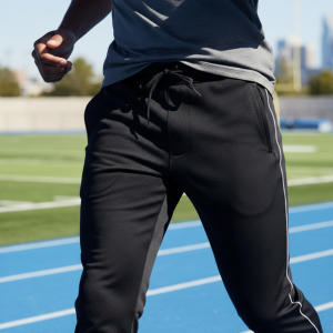 Black Athletic Track Pants