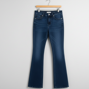 Dark Blue Bootcut Jeans