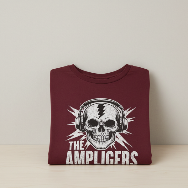Burgundy Music Band Tee - Image 2