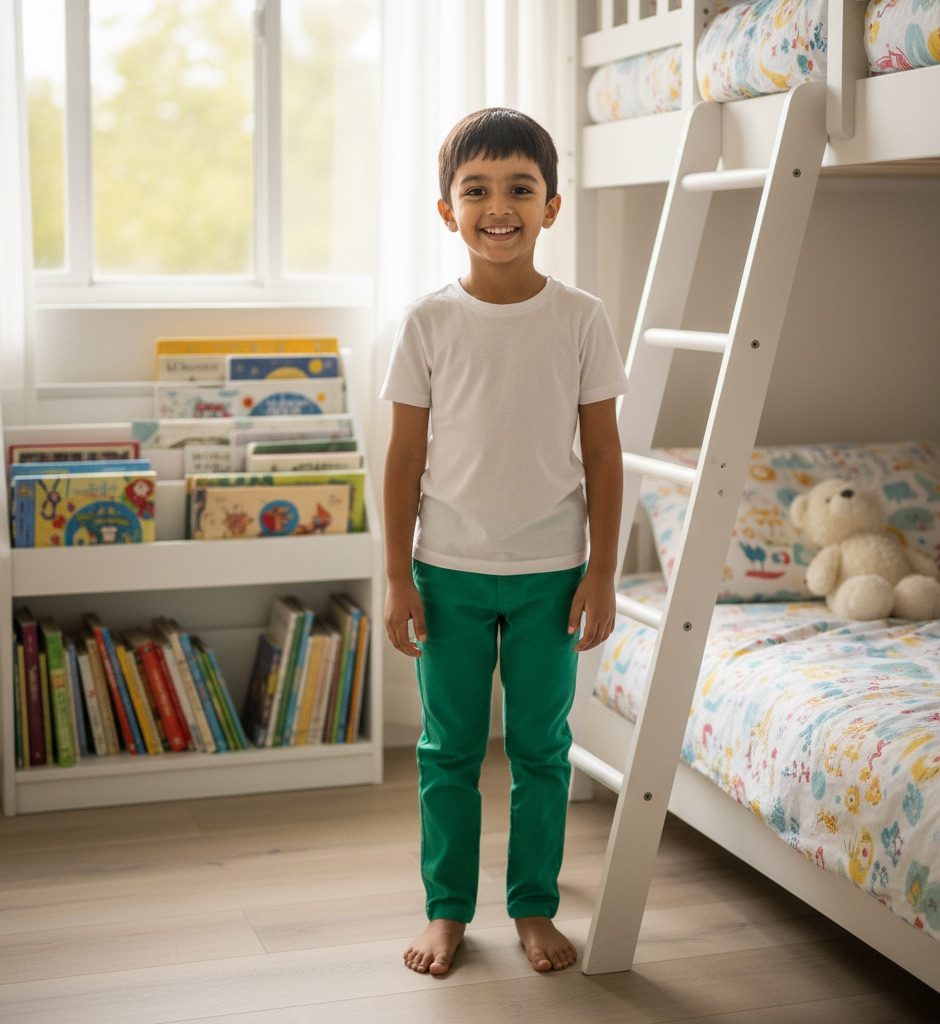 Green Casual Chino Trousers