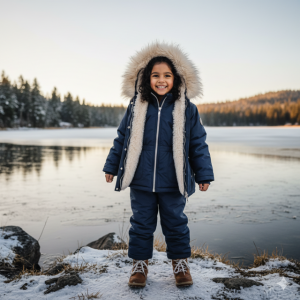 Faux Fur Trim Winter Jacket