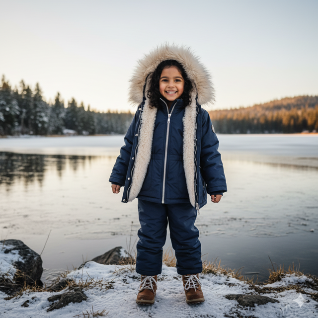 Faux Fur Trim Winter Jacket