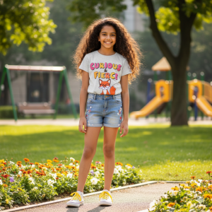 Mint Grey Printed Slogan T-Shirt