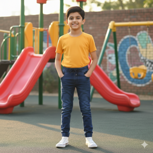Navy Blue Jogger Fit Jeans
