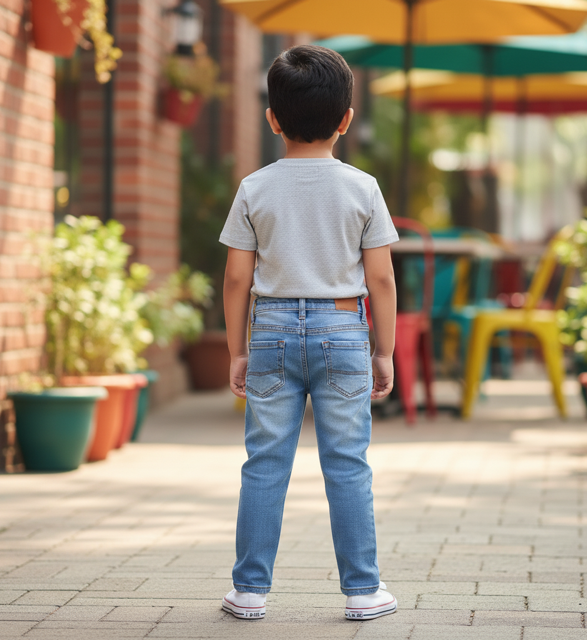 Light Wash Regular Fit Jeans - Image 2