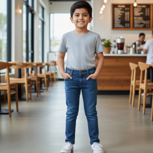 Medium Blue Stretch Fit Jeans