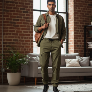 Olive Green Cargo Pants