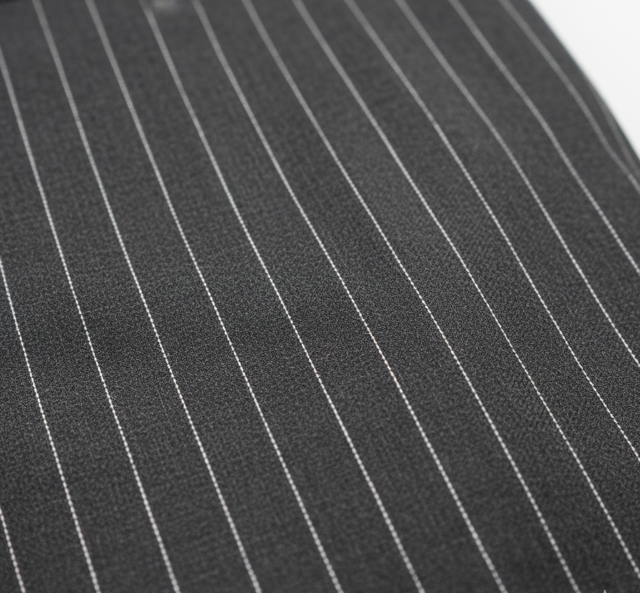 Charcoal Pinstripe Trousers - Image 2