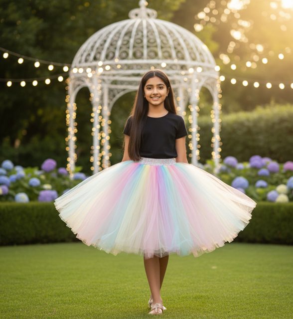 Tulle Layered Party Skirt