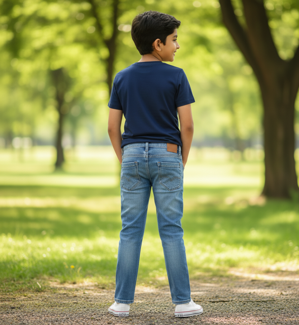 Stone Wash Classic Jeans - Image 2