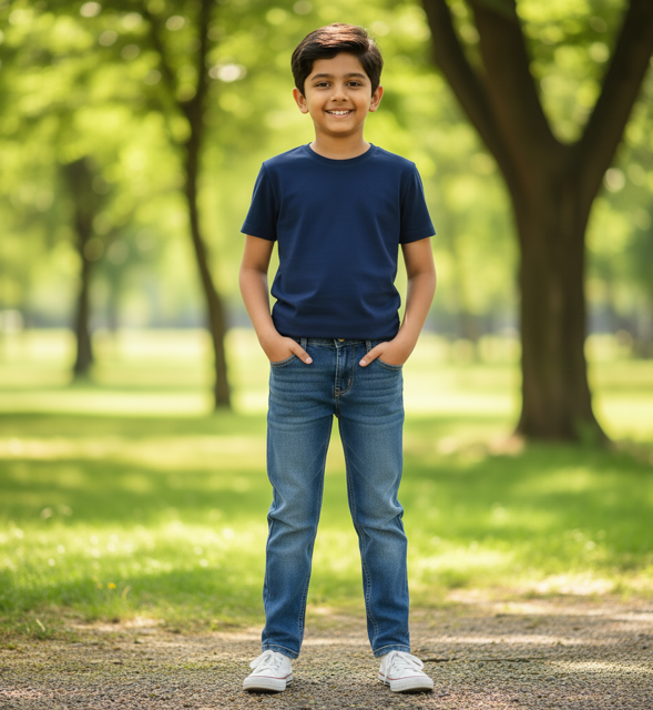 Stone Wash Classic Jeans