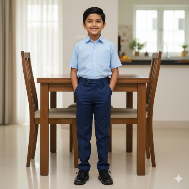 Navy Formal School Pants