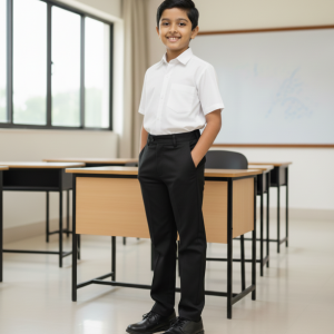 Black Stretch Formal Pants