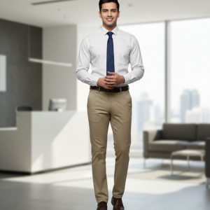Brown Formal Dress Pants