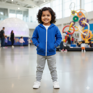 Zip-Up Fleece Hoodie